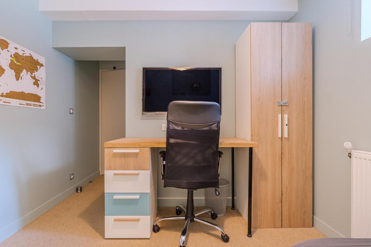 Apt T5 Renove Avec Bureau Jardin Et Parking En Centre Ville Toulouse Exterior foto